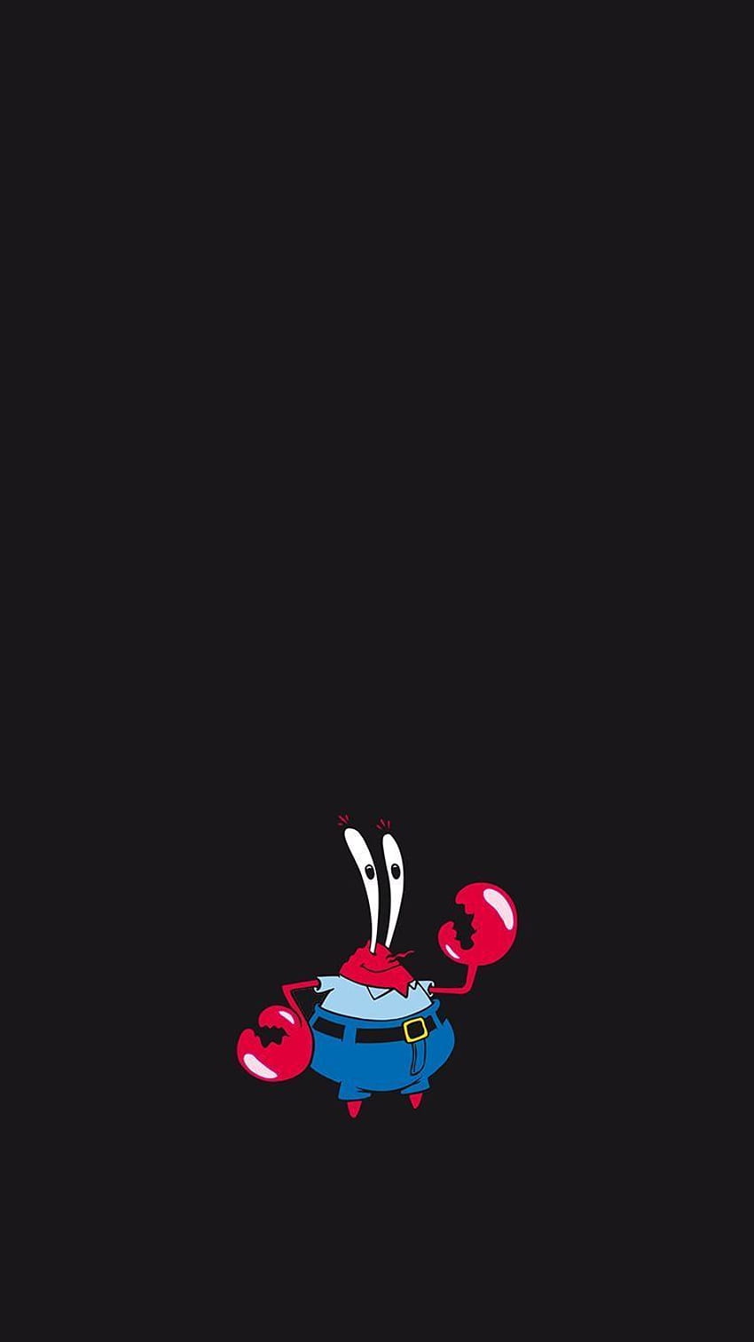 Nettes schwarzes Telefon. iPhone, Ilustrasi-Poster, Seni-Gelap, Schwarzer Spongebob HD-Handy-Hintergrundbild