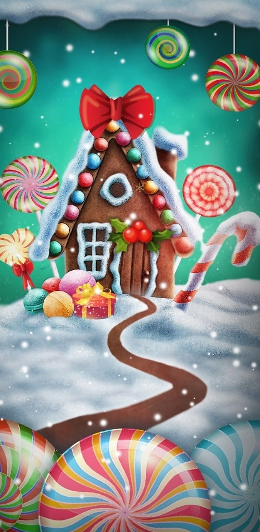 Gingerbread House HD phone wallpaper | Pxfuel