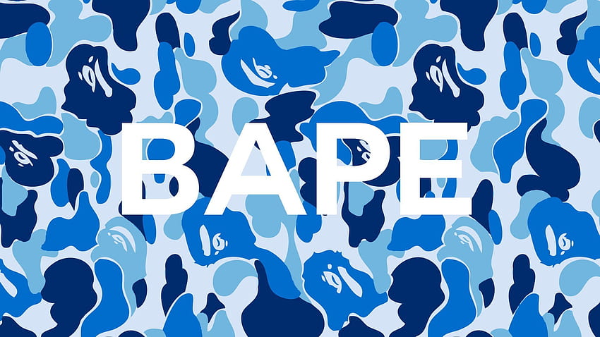 Blue Bape KoLPaPer Awesome [] para seu celular e tablet. Conheça o BAPE. Bape Shark, Bape Camo, Bape iPhone papel de parede HD