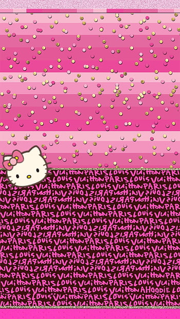 hello kitty glitter wallpaper