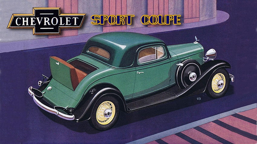 1933 Chevrolet Sport Coupe, Antika Arabalar, 1933 Chevrolet, Chevrolet Arabaları, Chevrolet Arka Planı, Chevrolet HD duvar kağıdı