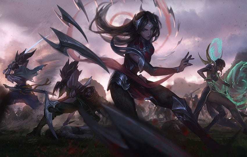 Akali, Irelia, Karma, League Of Legends, Yasuo for , section игры, LOL