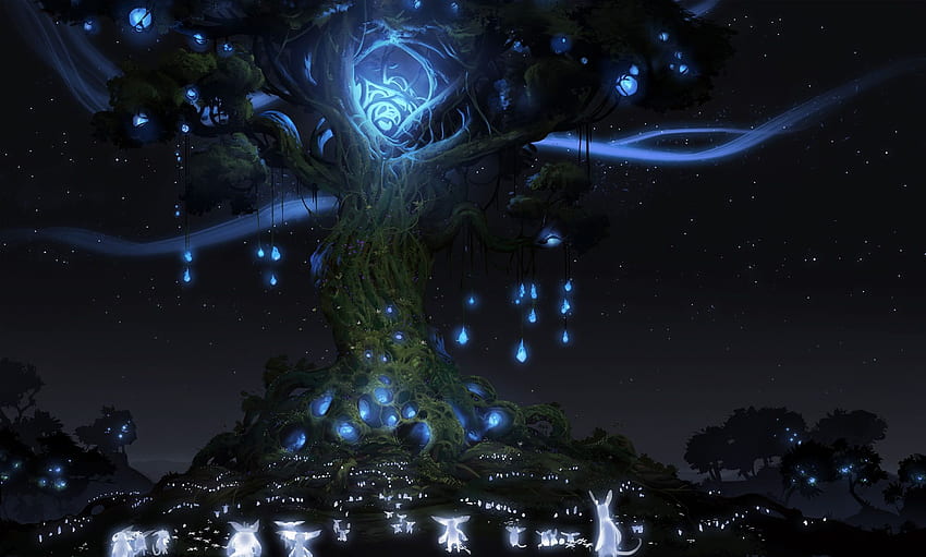 The Spirit Tree Ori and the Blind Forest by Moon Studios. Game concept art, Forest , Concept art HD wallpaper