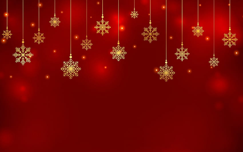 Pola, emas, craciun, natal, merah, tekstur, kartu, tahun baru Wallpaper HD