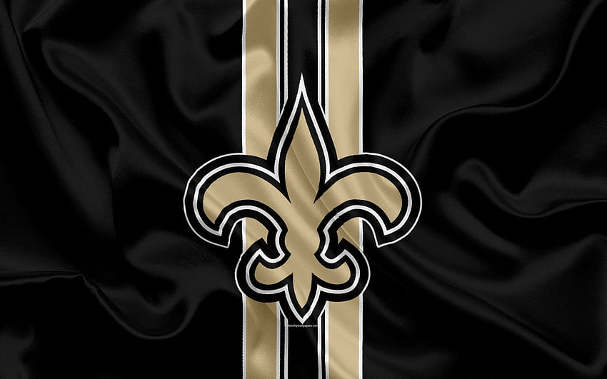 New Orleans Saints, American football, logo, emblem, NFL, National Football League, New Orleans, Louisiana, USA, National Football Conference for with resolution . High Quality HD wallpaper