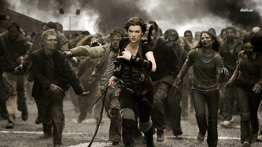 Resident Evil Movie Best About Resident - Resident Evil Zombie Horde - - HD wallpaper