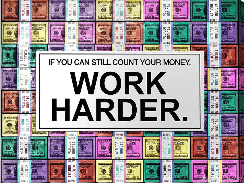 Unframed Alec Monopoly Work Harder, Canvas Print Home Decor Wall Art Painting, Office Art Culture From Jinwenwu_573, $7.69 HD wallpaper