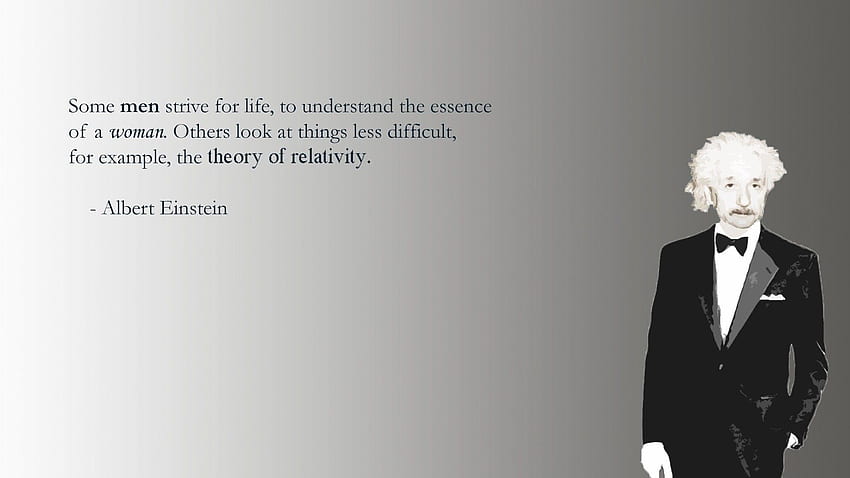 Albert Einstein - Cave HD wallpaper