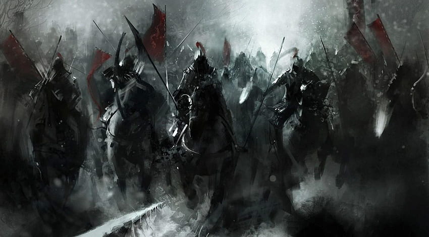 Batalla Guerra Armas Katana Espada Estándar Arte oscuro fondo de pantalla