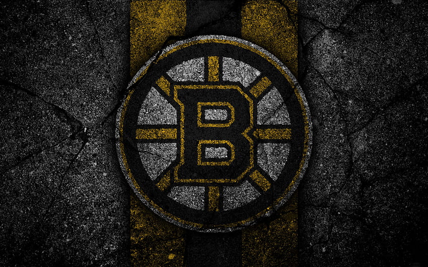 Emblem, Boston Bruins, NHL, Logo HD wallpaper