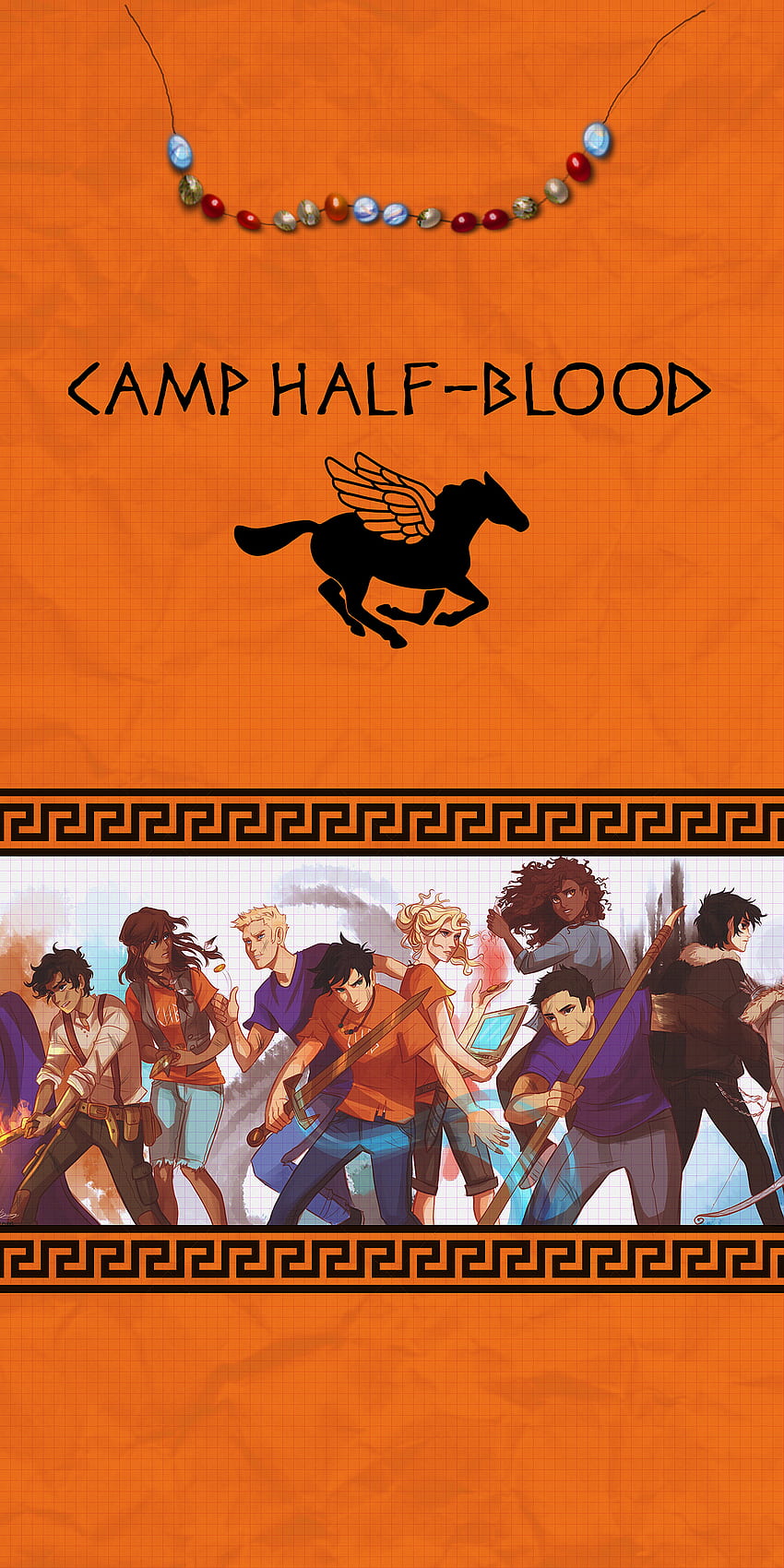 Percy Jackson spielt Camp Half Blood HD-Handy-Hintergrundbild