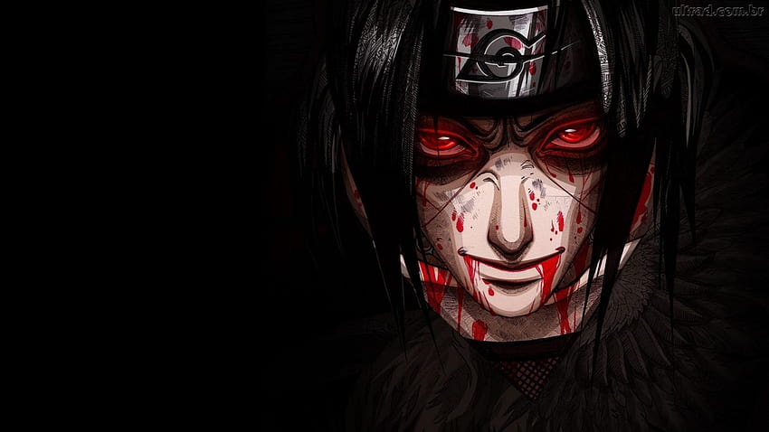 Awesome Itachi Smile Death HD wallpaper
