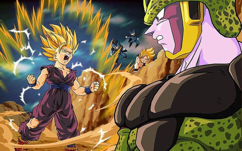 Gohan Vs Cell, Goku Vs Cell papel de parede HD