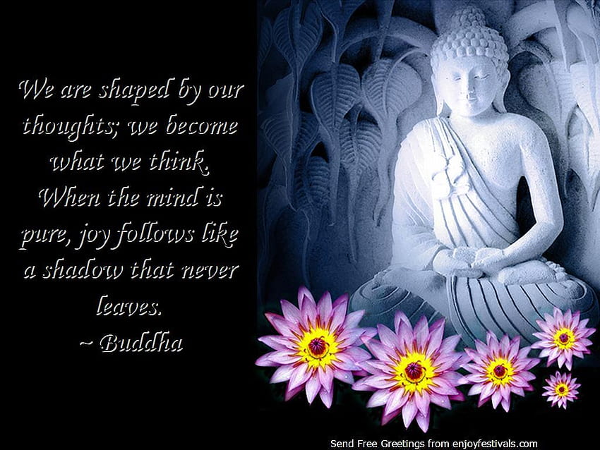 Изказвания на Господ Буда - Господ Буда черно и бяло - - HD тапет