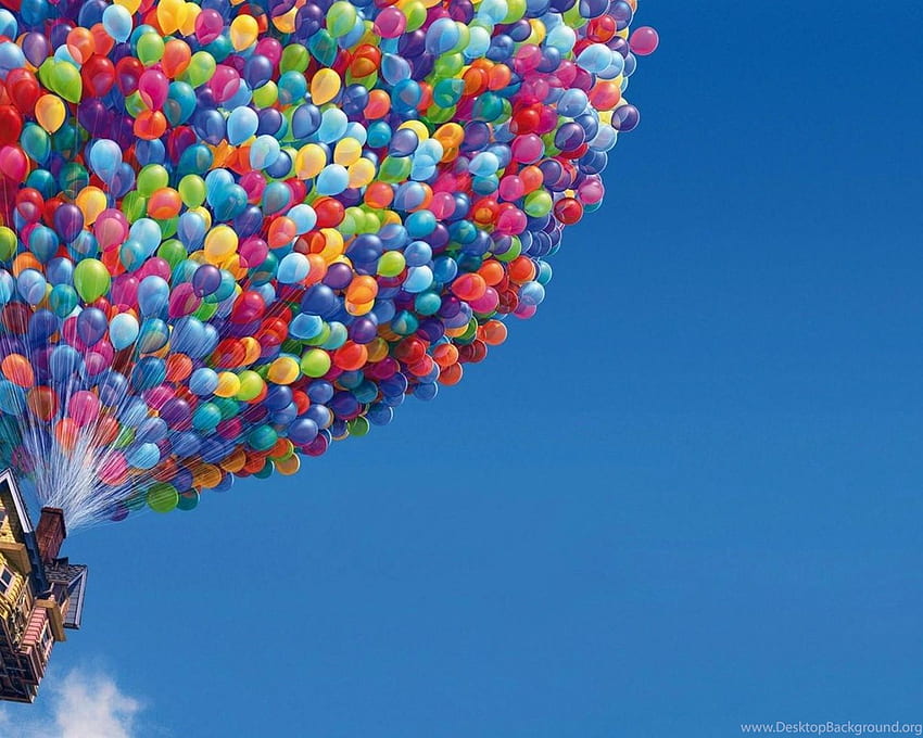 House With Balloons Up Pixar Cartoons Up HD wallpaper | Pxfuel