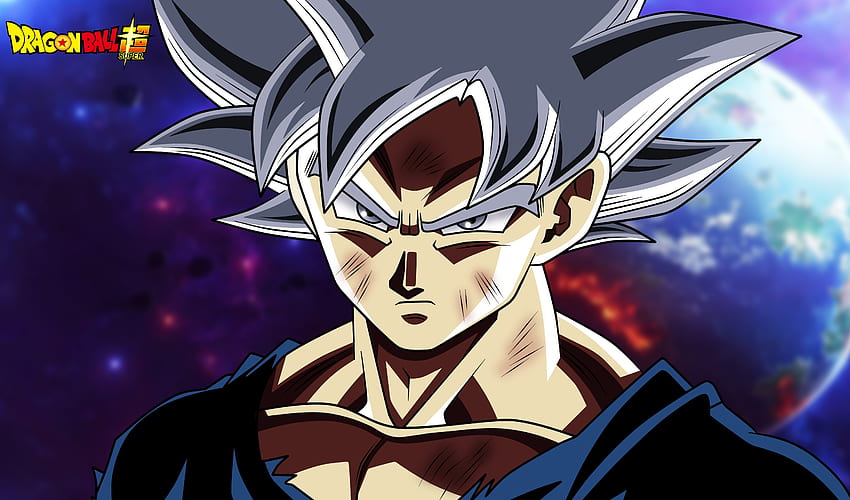 Goku, Dragon Ball Super, white hair, anime boy HD wallpaper