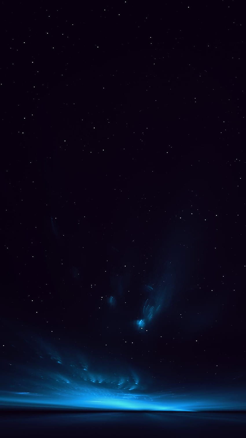 Iphone . céu, atmosfera, preto, azul, noite, espaço, estrelas da noite Papel de parede de celular HD