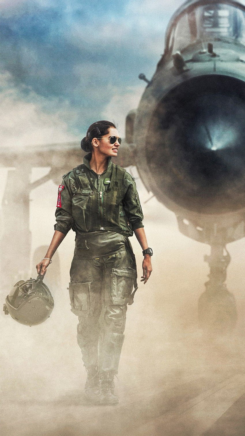 Mujeres pilotos, piloto de combate fondo de pantalla del teléfono