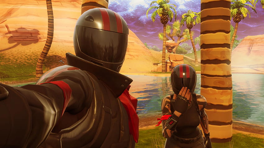 Me and my girlfriend of almost 2 years have been having so much fun playing this game together the past few months :) any other Fortnite couples?: FortNiteBR, Fortnite Burnout HD wallpaper