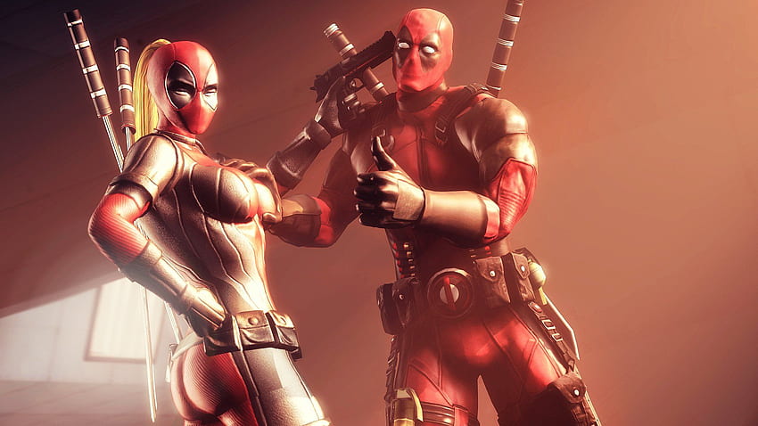 dead, Pool, And, Lady, Deadpool / and Mobile Background, Deadpool and Death HD wallpaper