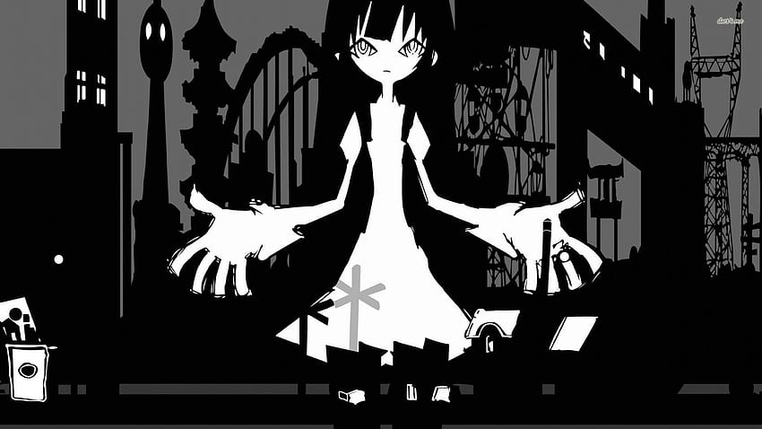 Dark Hitagi Senjougahara - Bakemonogatari . Cool anime , Anime HD wallpaper