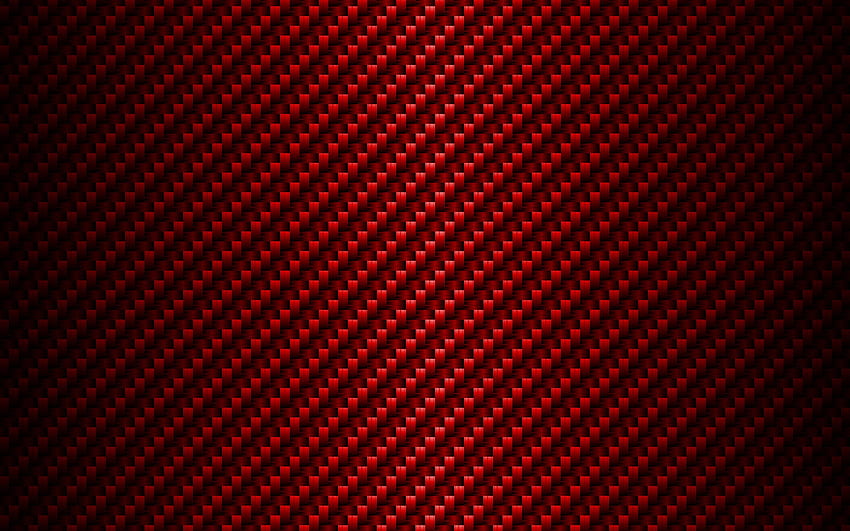 Czerwone koło z włókna węglowego (strona 1), błyszczące włókno węglowe Tapeta HD