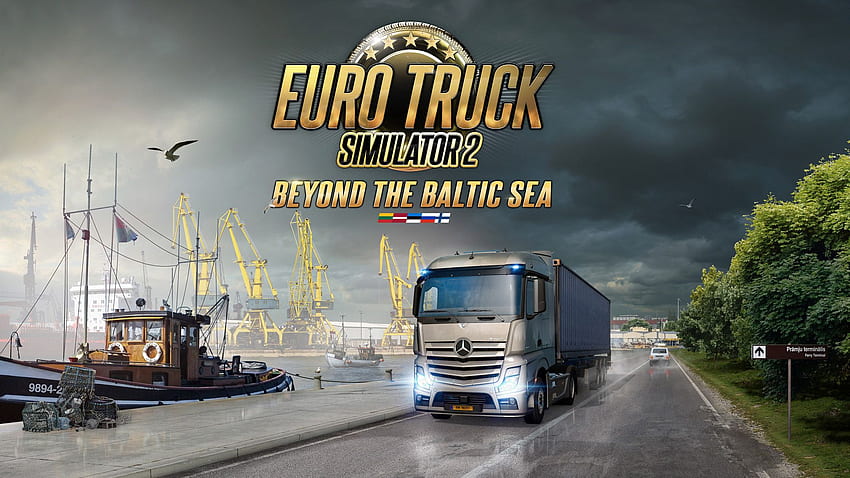 ETS2'de Euro Truck Simulator 2 HD duvar kağıdı