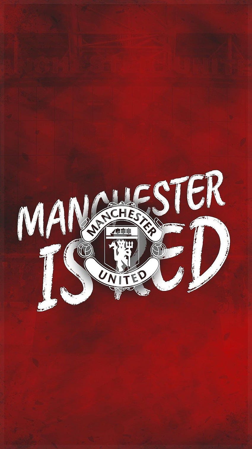 iPhone Manchester United. Manchester United, logo Manchester United, iPhone Manchester United, Manchester United Czarny Tapeta na telefon HD