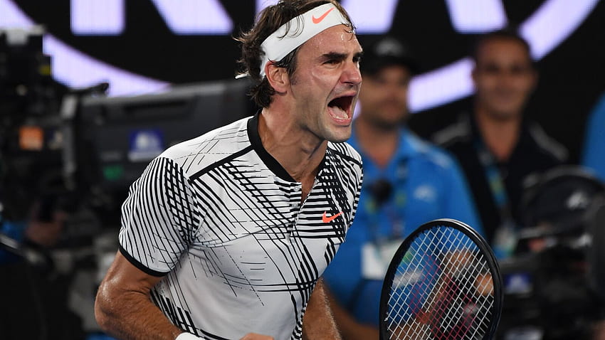 ¿Puede Roger Federer volver a ser Roger Federer?, Roger Federer sirve fondo de pantalla