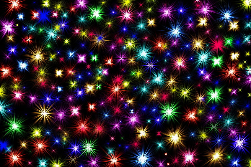 Abstract, Shining, Shine, Sparks, Multicolored, Motley, Brilliance, Fireworks, Firework HD wallpaper