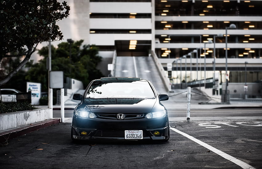 Honda, Autos, Stadt, Frontansicht, Civic, Si HD-Hintergrundbild