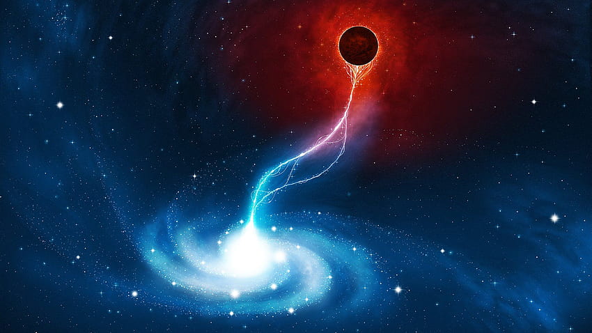 Stella di neutroni, spazio Pulsar Sfondo HD