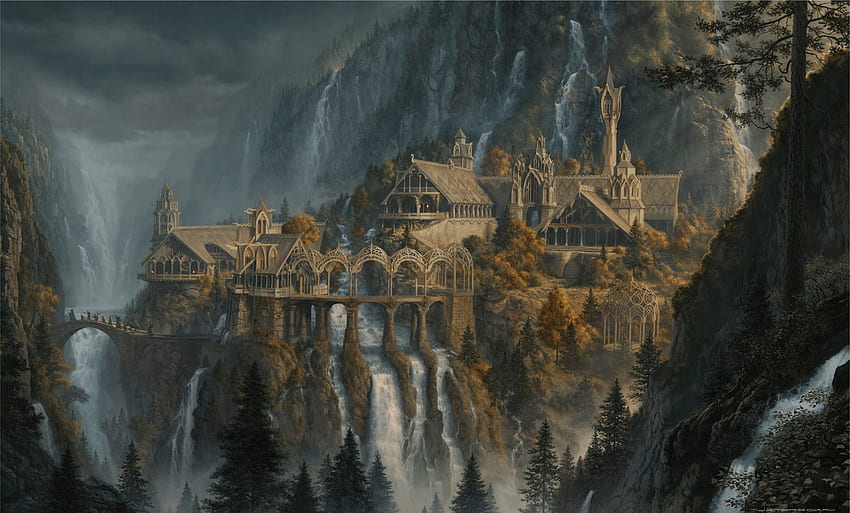 Rivendell , Lord of the Rings Rivendell HD wallpaper