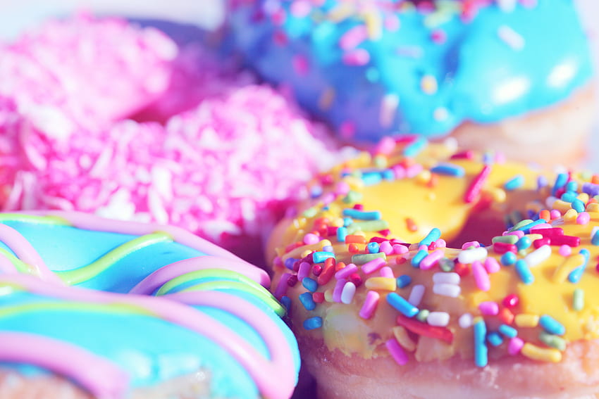 sprinkles donuts HD wallpaper
