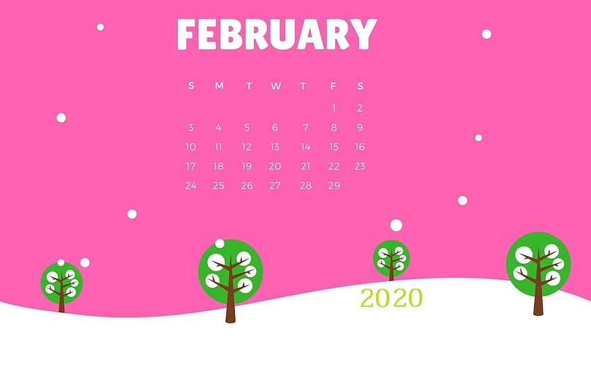 Anime February 2020 Calendar HD wallpaper Pxfuel