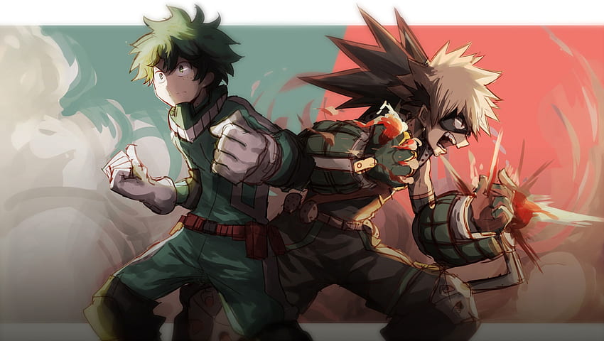 Boku No Hero Academia, Bakugou Katsuki, Midoriya HD wallpaper | Pxfuel