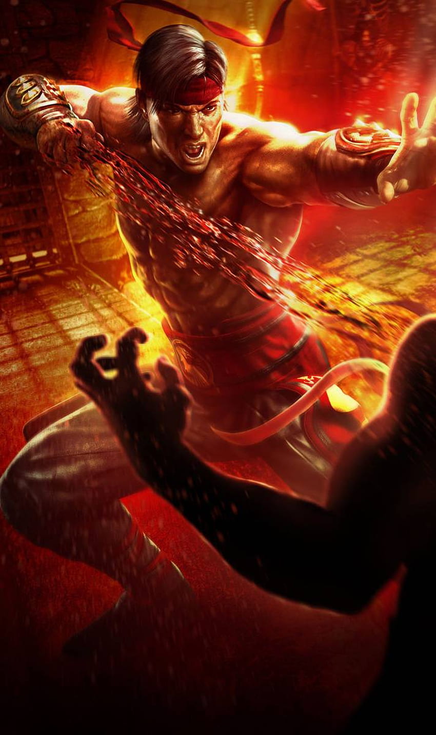 Liu Kang, Mortal Kombat 9 Liu Kang fondo de pantalla del teléfono