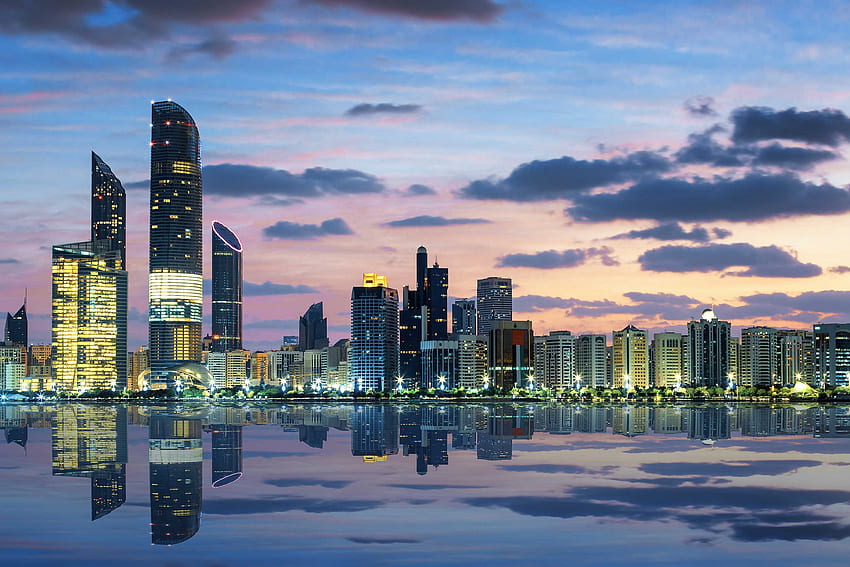 Etihad Towers Abu Zabi, Zjednoczone Emiraty Arabskie Tapeta HD