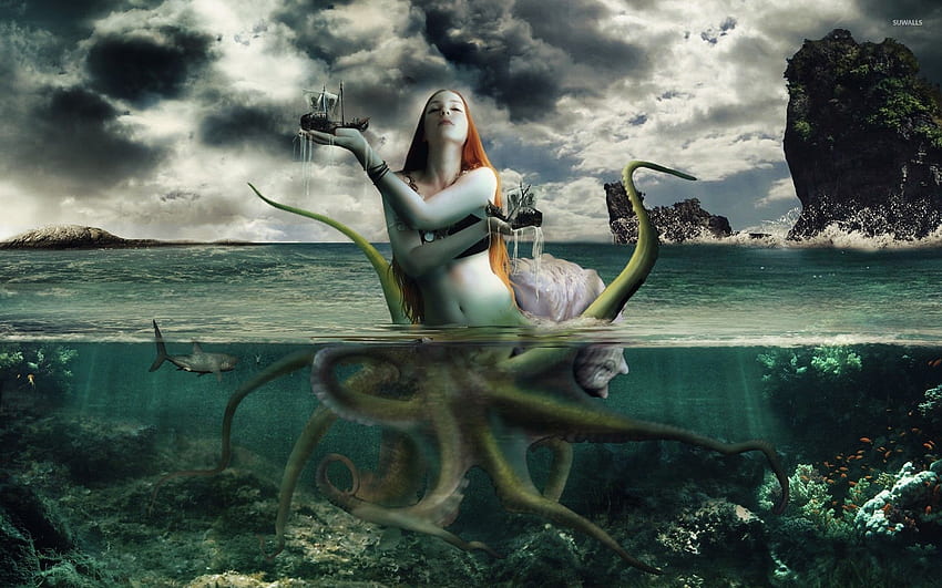 Sea Creature  Fantasy  Abstract Background Wallpapers on Desktop Nexus  Image 1281579