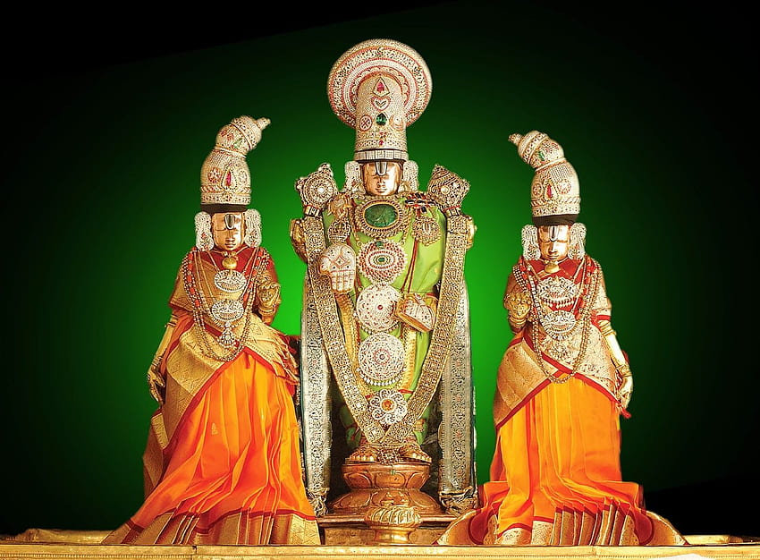 : Signore Venkateswara, Tirumala Tirupati Sfondo HD