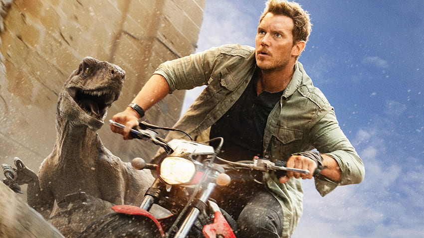Chris Pratt Jurassic World Dominio fondo de pantalla