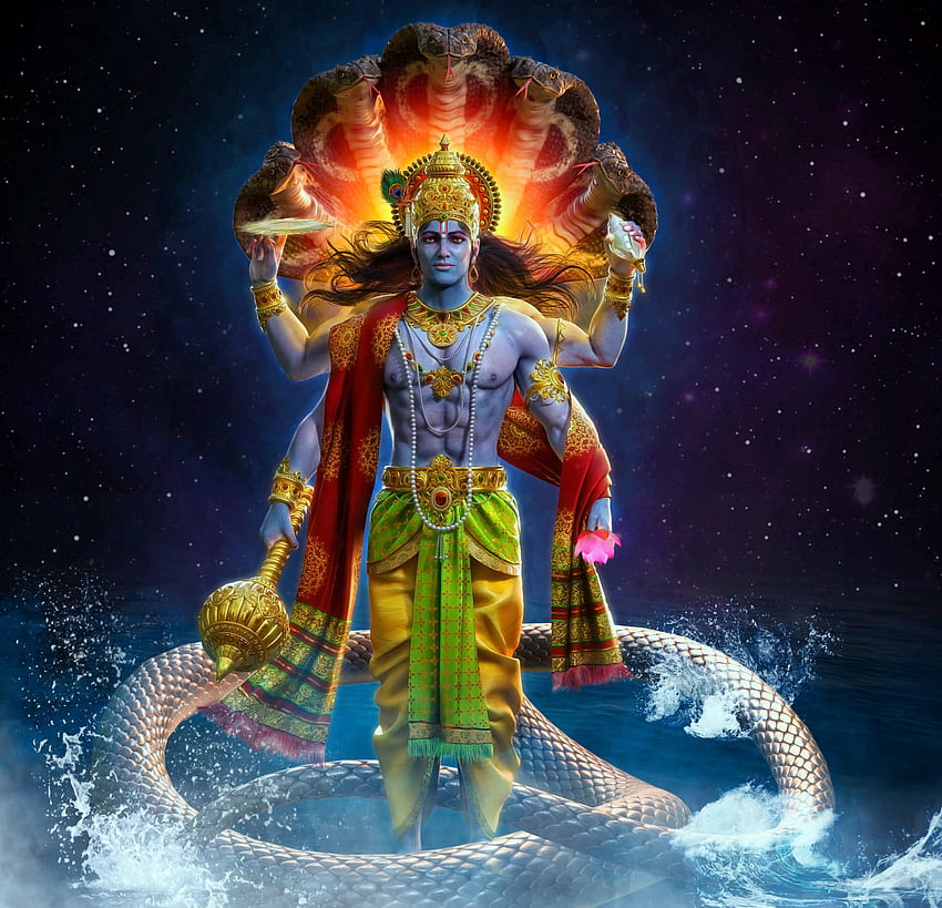Subhavastu - Siva - Category: Vishnu - Image: Mahavishnu Mobile  wallpapers_576