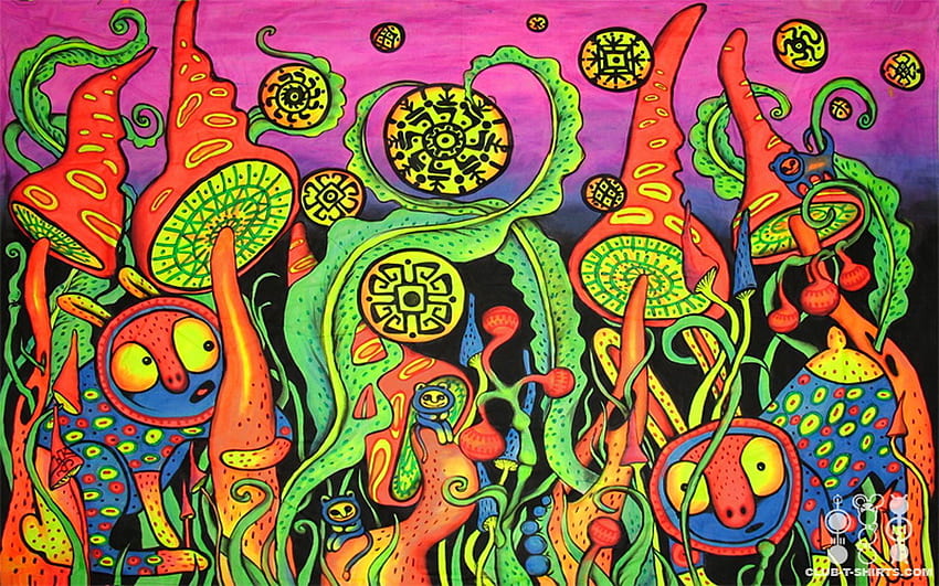 psychedelic arka plan. tatlı görseller Saykodelik, Trippy Evi HD duvar kağıdı
