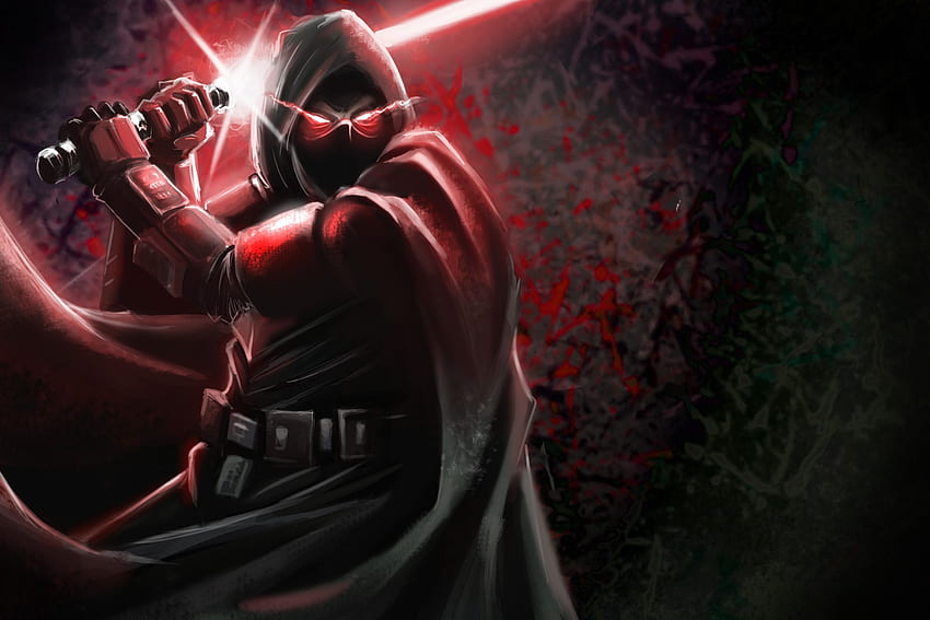 Star Wars Dark Side, Black Jedi HD wallpaper