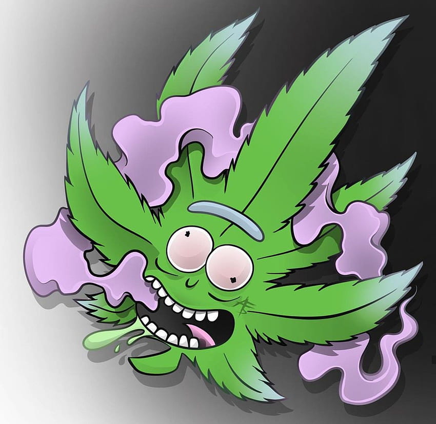 420 Rick and Morty Background