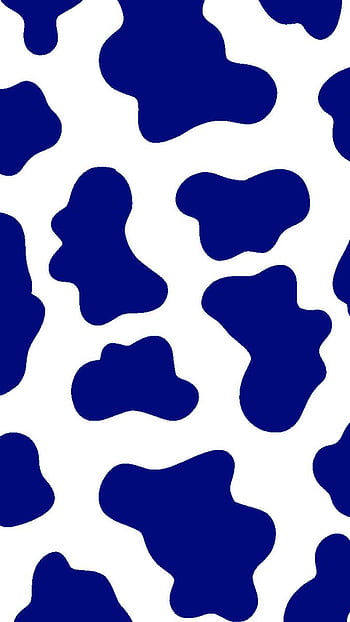 blue cow poster  Cow print wallpaper Animal print wallpaper Cow wallpaper
