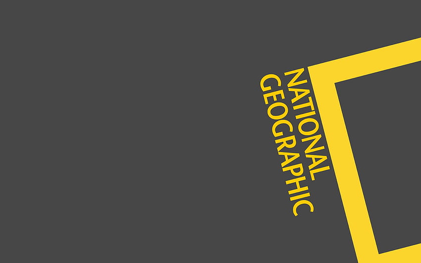 Logo National Geographic Tapeta HD