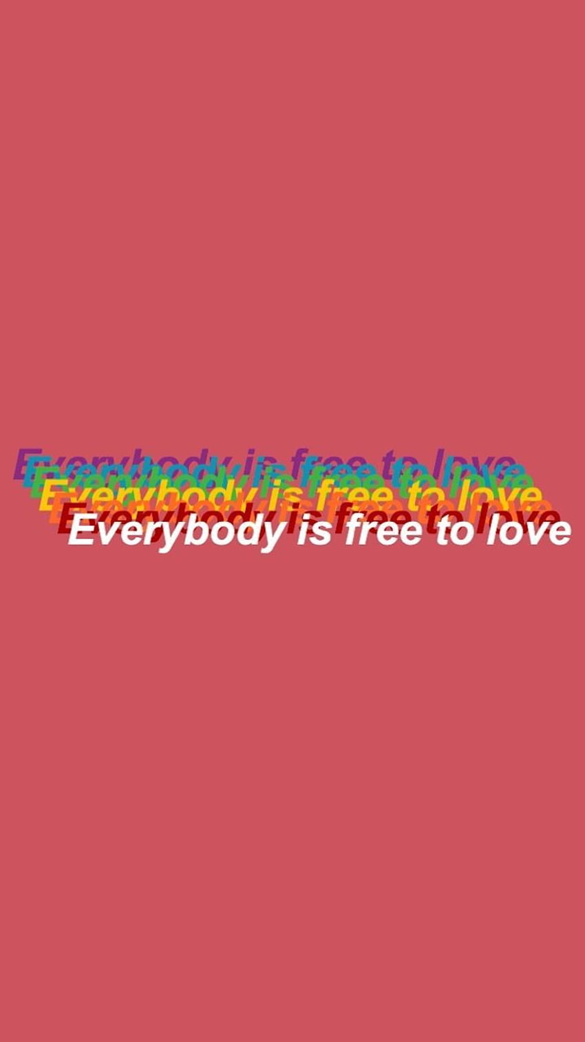 Amour ️‍, Esthétique LGBT Fond d'écran de téléphone HD