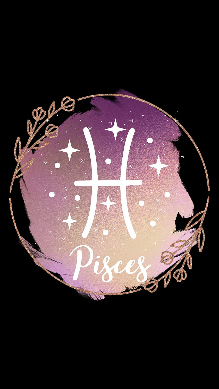 Pisces, zodiac, sign HD phone wallpaper