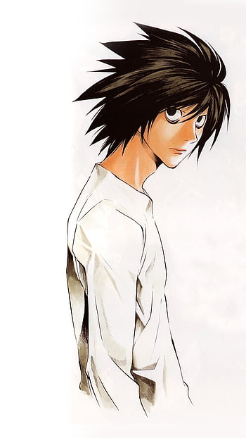 L Lawliet in Anime Death Note coloring page - Download, Print or Color  Online for Free